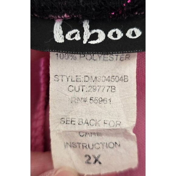 VTG Y2K Taboo Metallic Black Floral Mesh Whimsigoth Maxi Dress Gothic Womens 2X - Picture 10 of 13